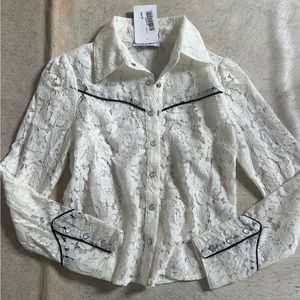 Lace Western Shirt